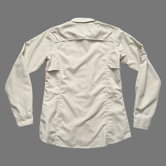 ExOfficio Insect Shield Tan Khaki LS Button Up Shirt Women’s XS GUC - Picture 5 of 6